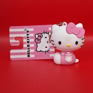 Hello Kitty Pink and White Keychain